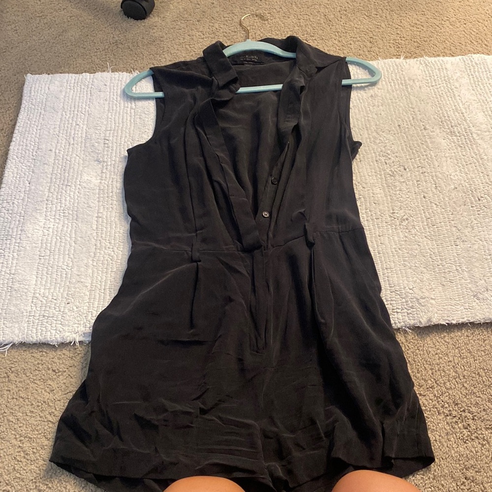 All saints navy blue romper